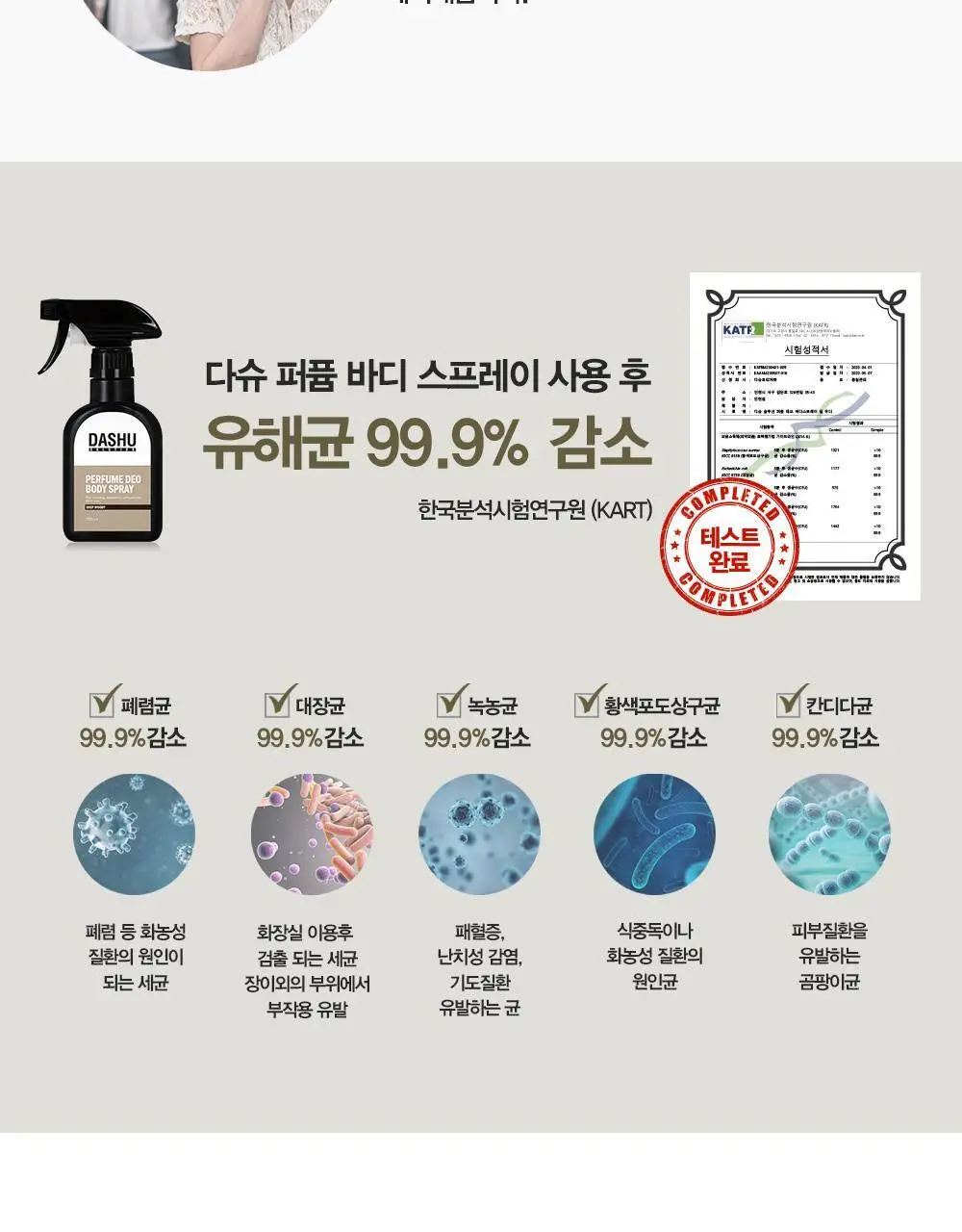 [땀냄새 제거] 다슈 솔루션 퍼퓸 데오 바디스프레이 200ml(딥우디향) 상세페이지 21